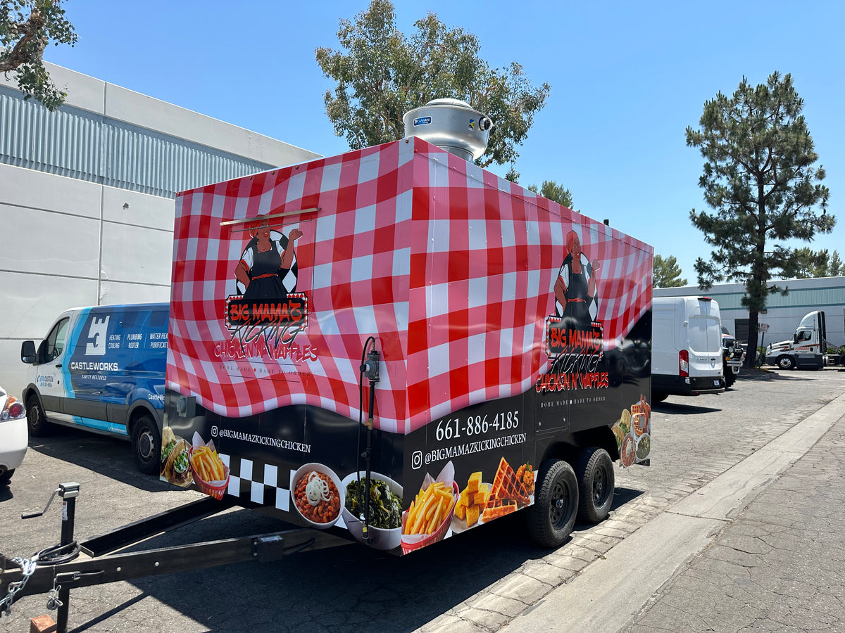 Add Full Custom Food Trailer Wrap