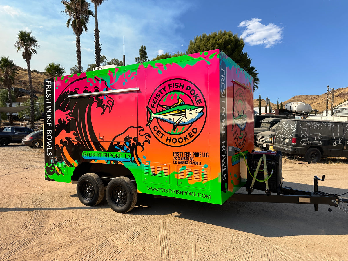 "WORKHORSE" 16’ HOT FOOD TRAILER FOR SALE
